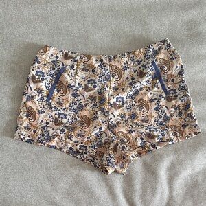 Paisley Print Women Shorts